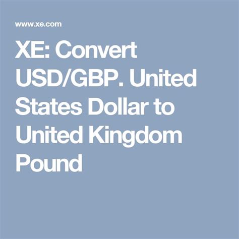 xe currency converter usd to gbp